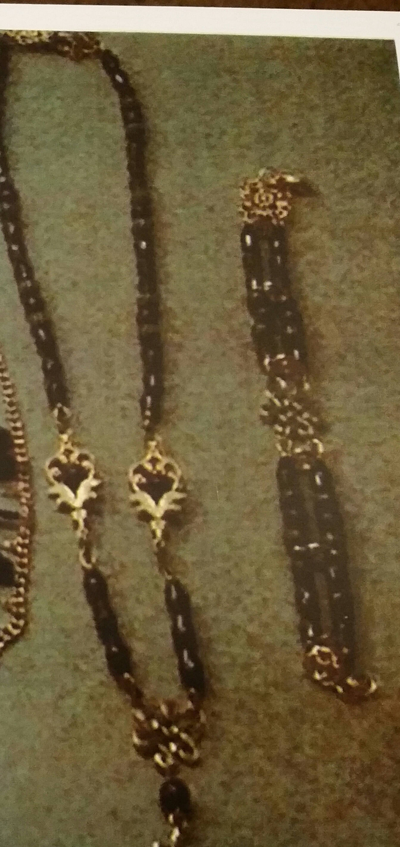 Piers Custom Garnet Necklace and Bracelet